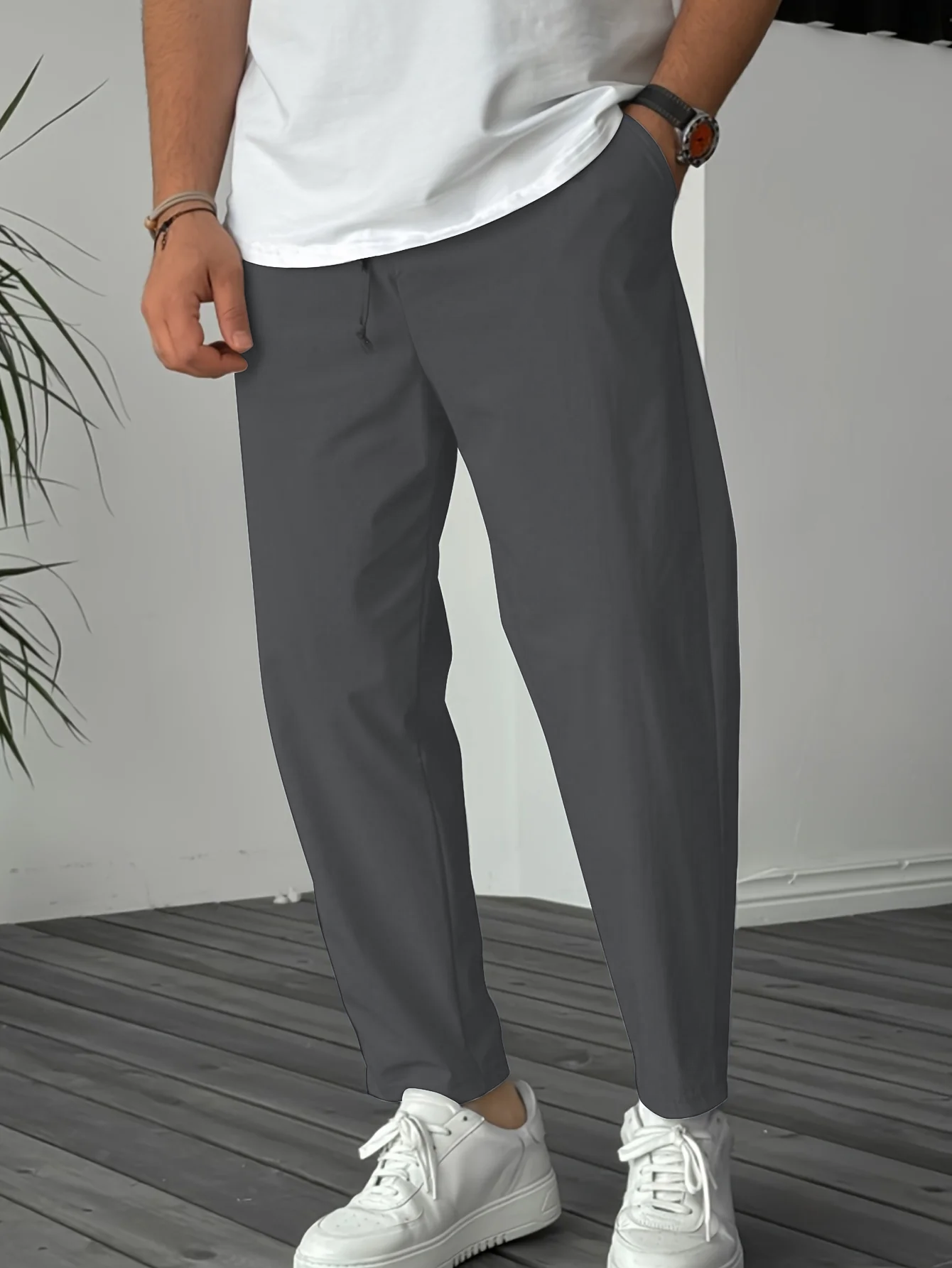 James - Essential Tapered Drawstring Trousers