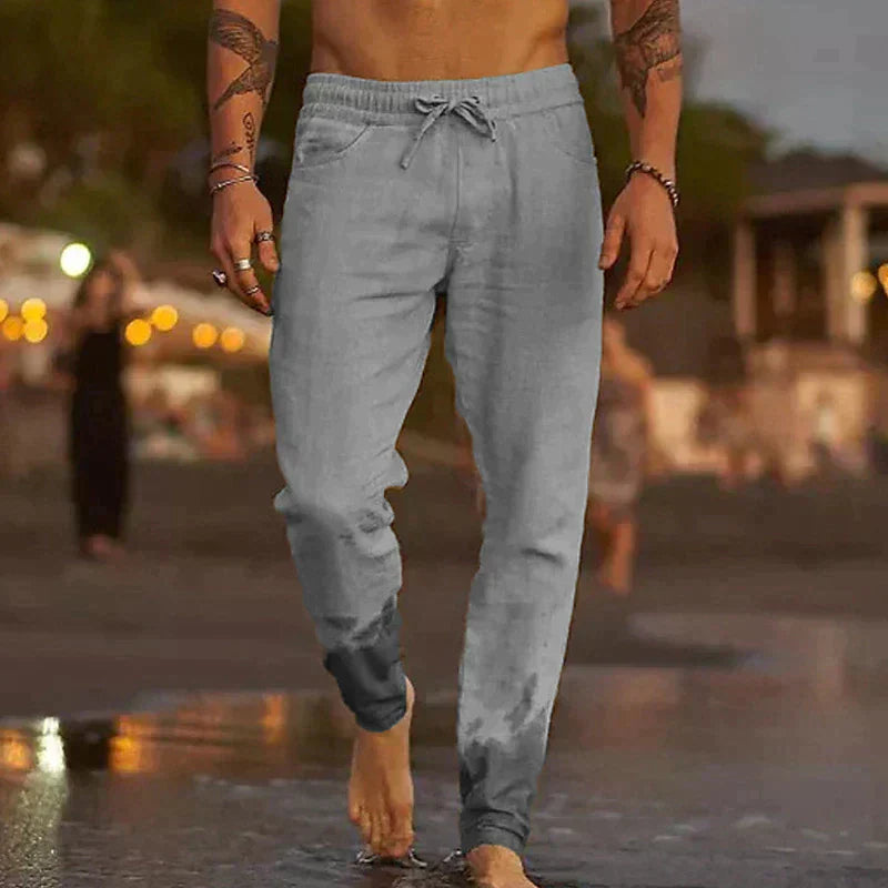 Kristan | Linen beach trousers