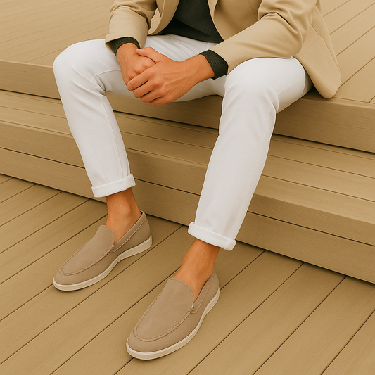 Brad | Elegant suede loafers