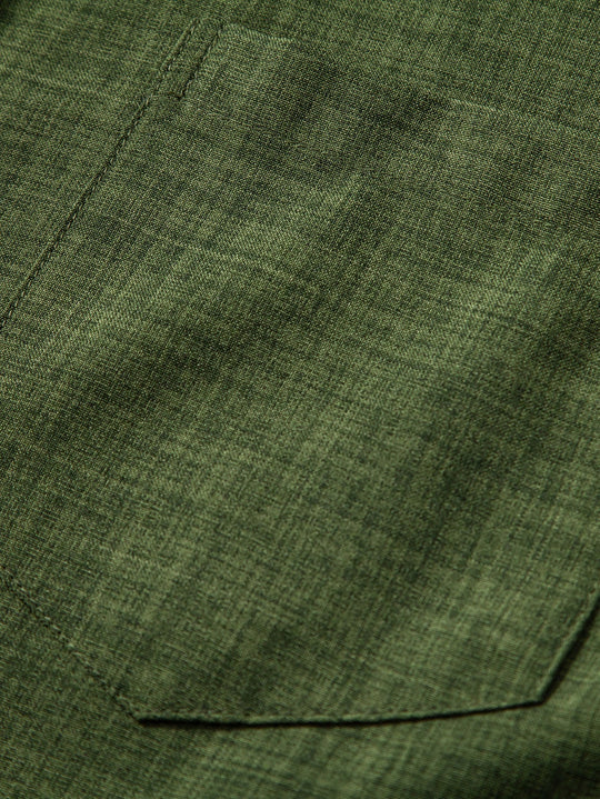 Oliver | Short Sleeve Stand Collar Shirt & Straight Leg Linen Pants
