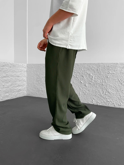 Anthony - Ribbed Relaxed Fit Trousers