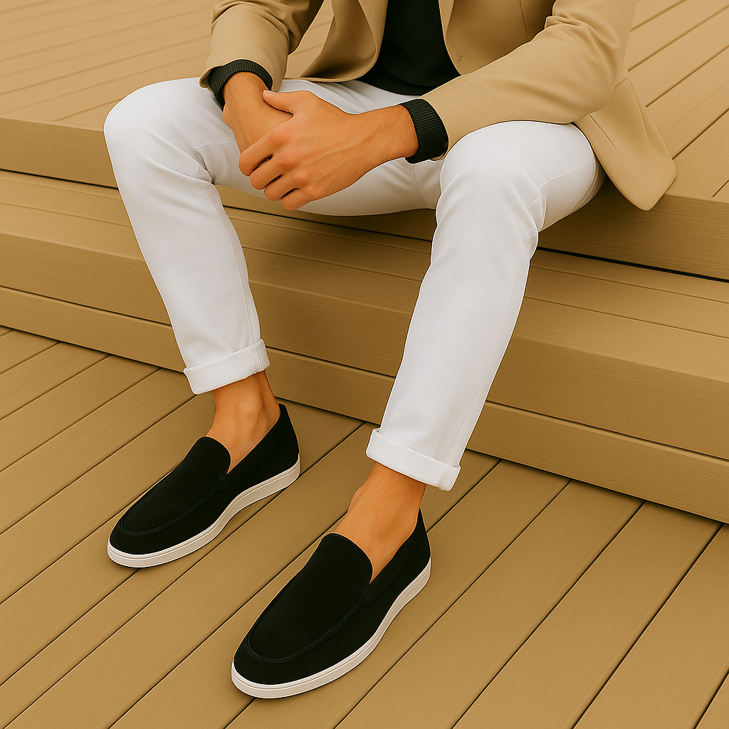 Brad | Elegant suede loafers