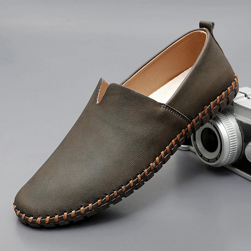 Diego | Santorini leather loafers