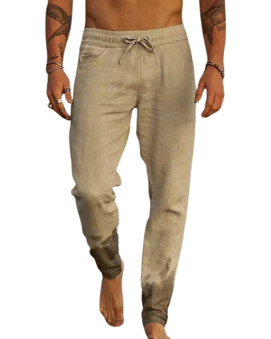 Kristan | Linen beach trousers