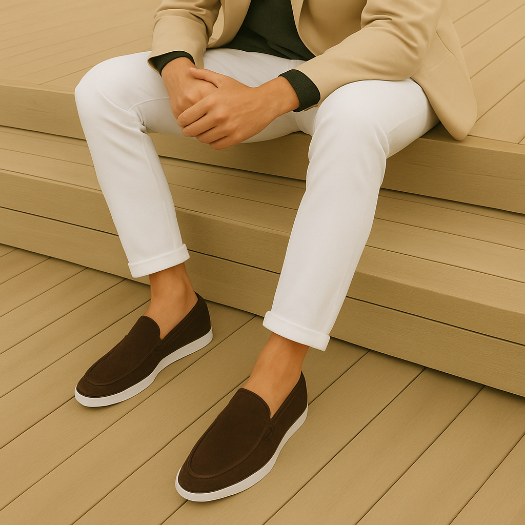 Brad | Elegant suede loafers