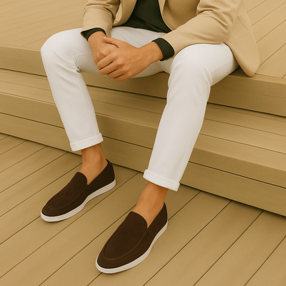 Brad | Elegant suede loafers