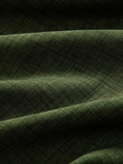 Oliver | Short Sleeve Stand Collar Shirt & Straight Leg Linen Pants