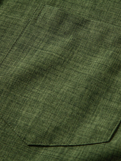 Oliver | Short Sleeve Stand Collar Shirt & Straight Leg Linen Pants